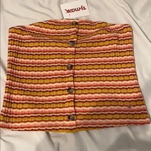 tube top crop top